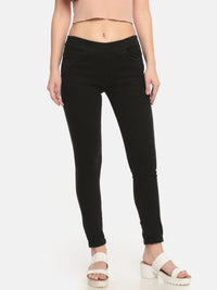 De Moza-Ladies Jeggings Pant Black - De Moza (674868428863)