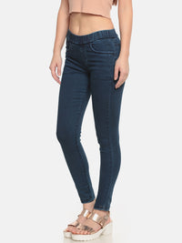 De Moza Women's Jeggings Blue