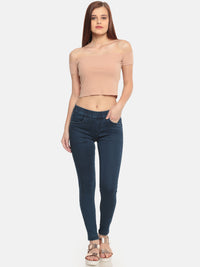De Moza Women's Jeggings Blue