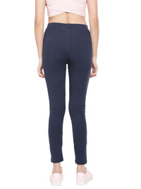 De Moza Ladies Navy Blue Jeggings - De Moza (4449506787391)