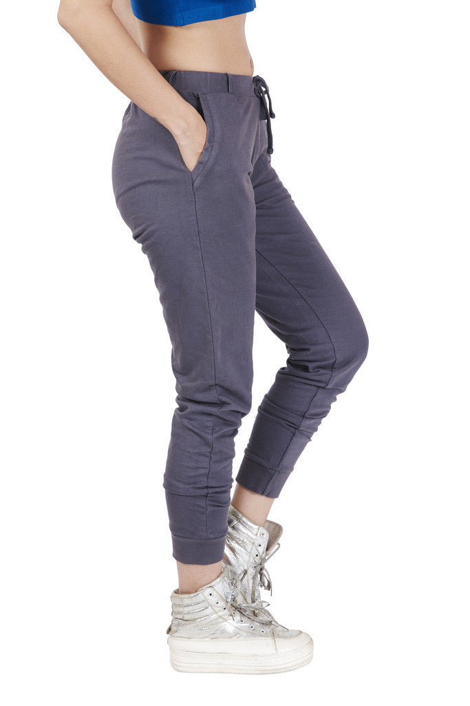 De Moza- Ladies Solid Dark Grey Jogger - De Moza (9009781571)