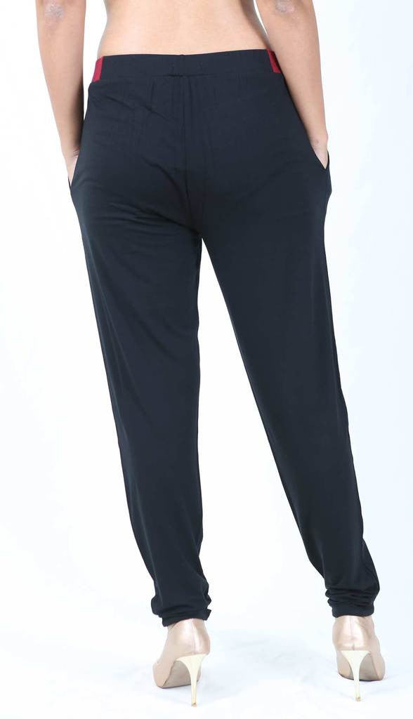 De Moza- Ladies Black Pleated Pant - De Moza (8780340227)