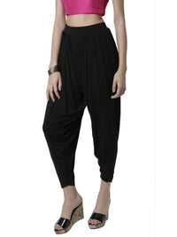 De Moza Women's Patiala Pant Black