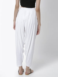 De Moza Women's Patiala Pant White