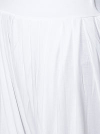 De Moza Women's Patiala Pant White
