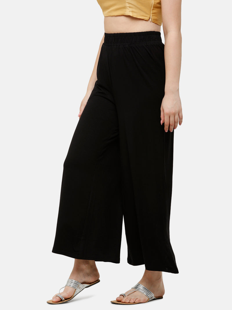 De Moza Ladies Palazzo Black