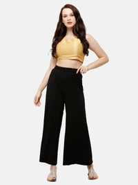 De Moza Ladies Palazzo Black