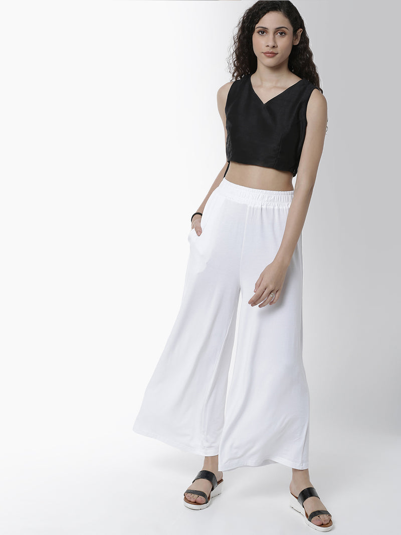 De Moza Ladies Palazzo White