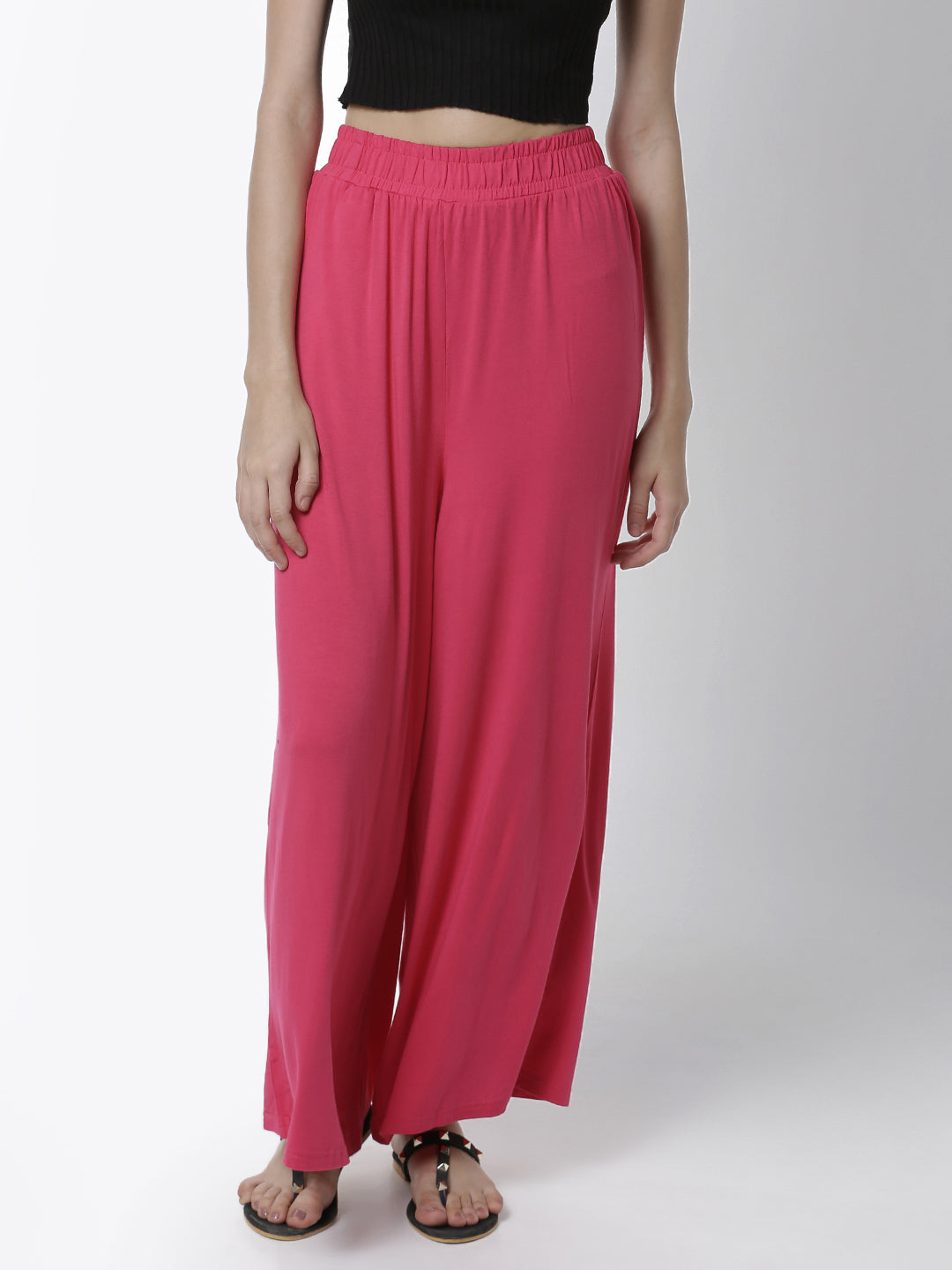 De Moza Ladies Palazzo Fuchsia