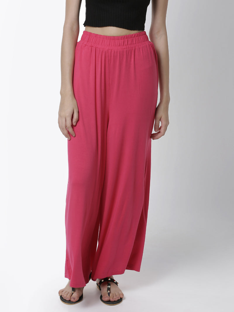 De Moza Ladies Palazzo Fuchsia