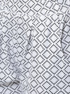 De Moza Women's Straight Pant Knit Bottom All Over Print Cotton White - De Moza (4461736984639)