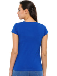 De Moza Women's Half Sleeve Top Cobalt