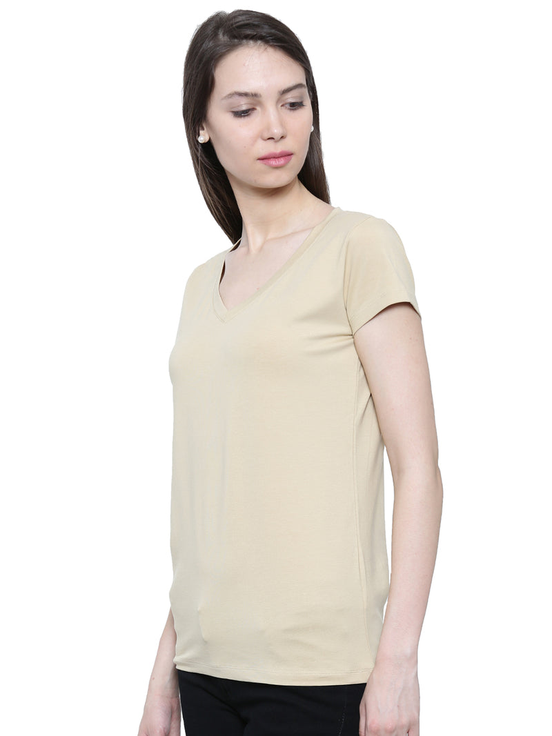 De Moza Women's Half Sleeve Top Skin