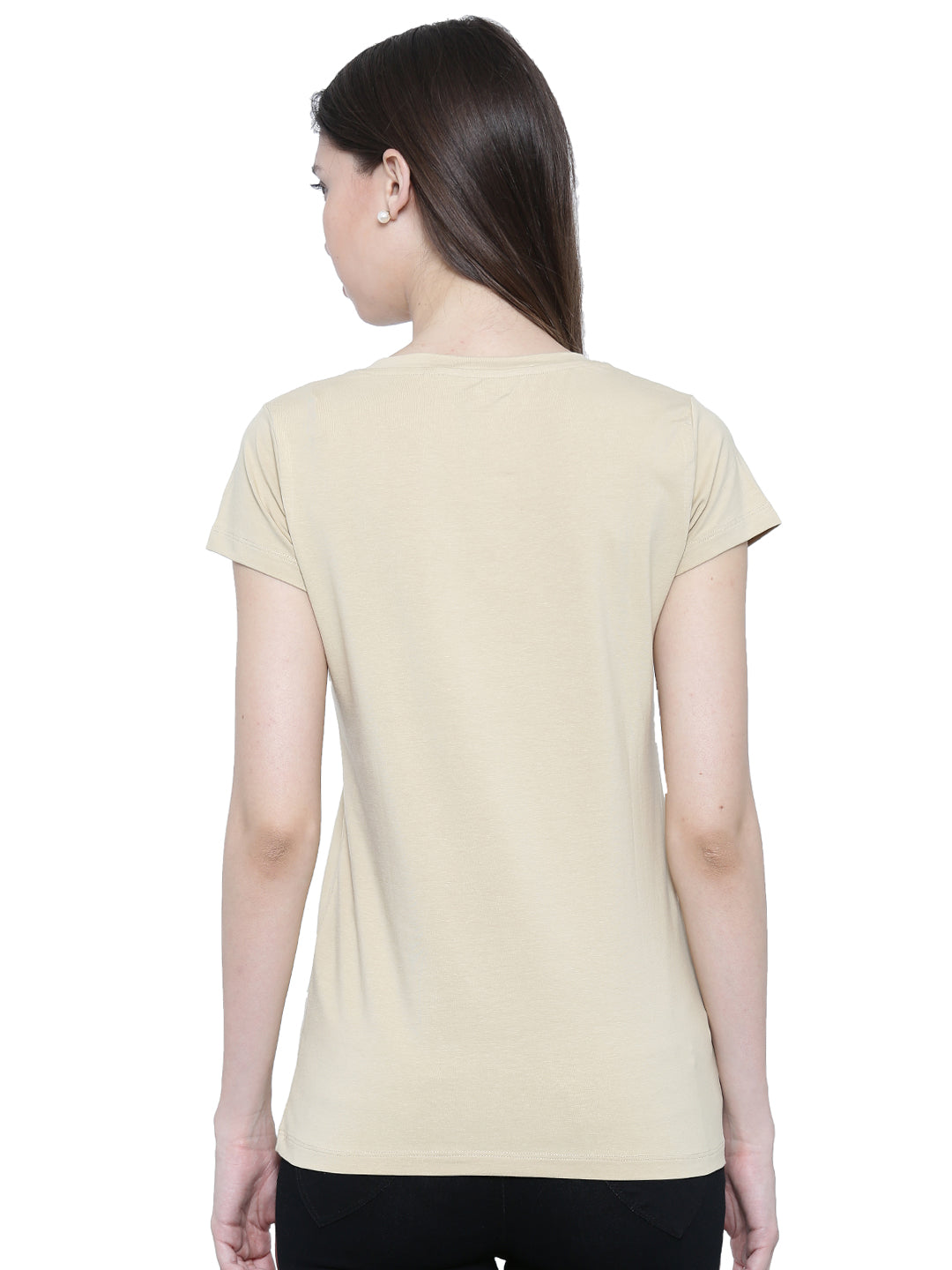 De Moza Women's Half Sleeve Top Skin