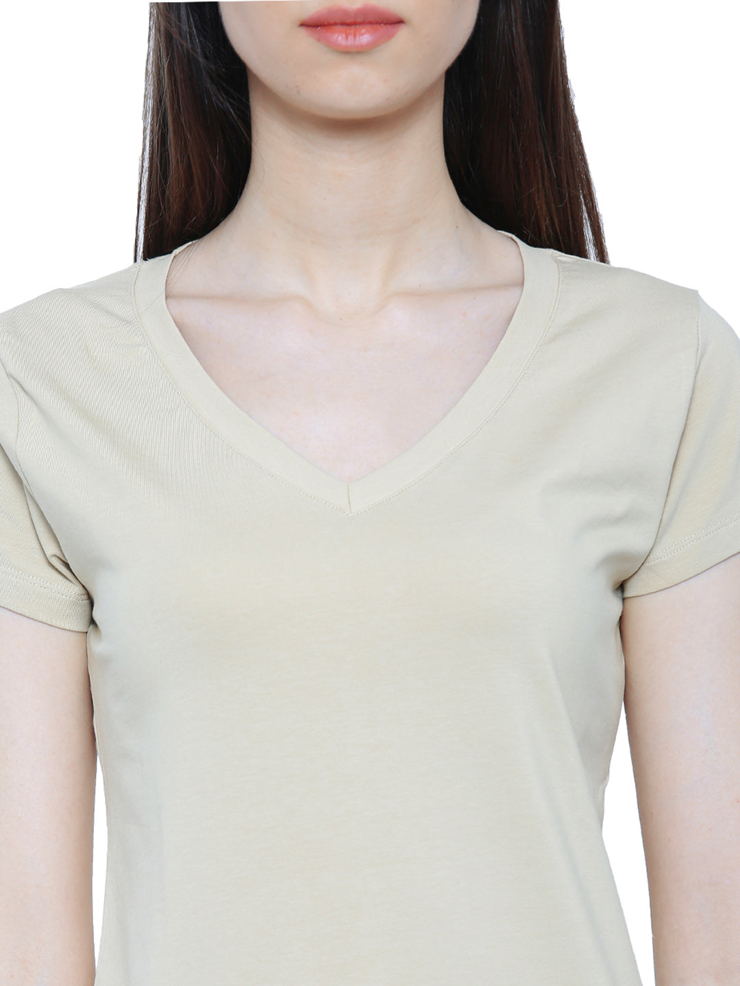 De Moza Women's Half Sleeve Top Skin