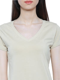 De Moza Women's Half Sleeve Top Skin