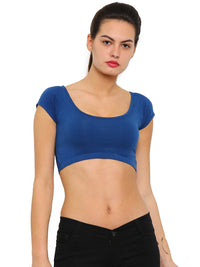 De Moza- Ladies Crop Top Deep Blue - De Moza (9921002830)