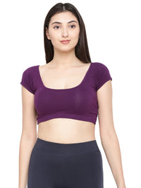 De Moza- Ladies Deep Blue Crop Top - De Moza (1597516283967)