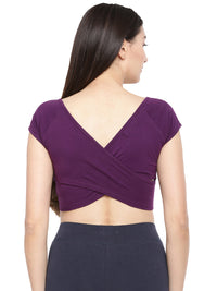 De Moza- Ladies Deep Blue Crop Top - De Moza (1597516283967)