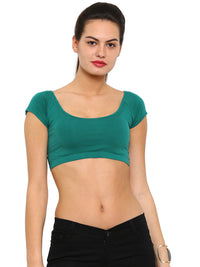De Moza- Ladies Crop Top Teal Green - De Moza (9921006030)