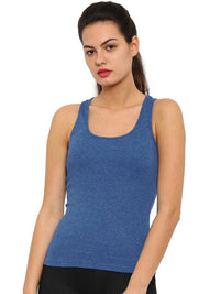 De Moza Women's Razor Back Top - Navy Blue - De Moza (7713406019)