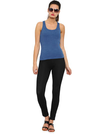 De Moza Women's Razor Back Top - Navy Blue - De Moza (7713406019)