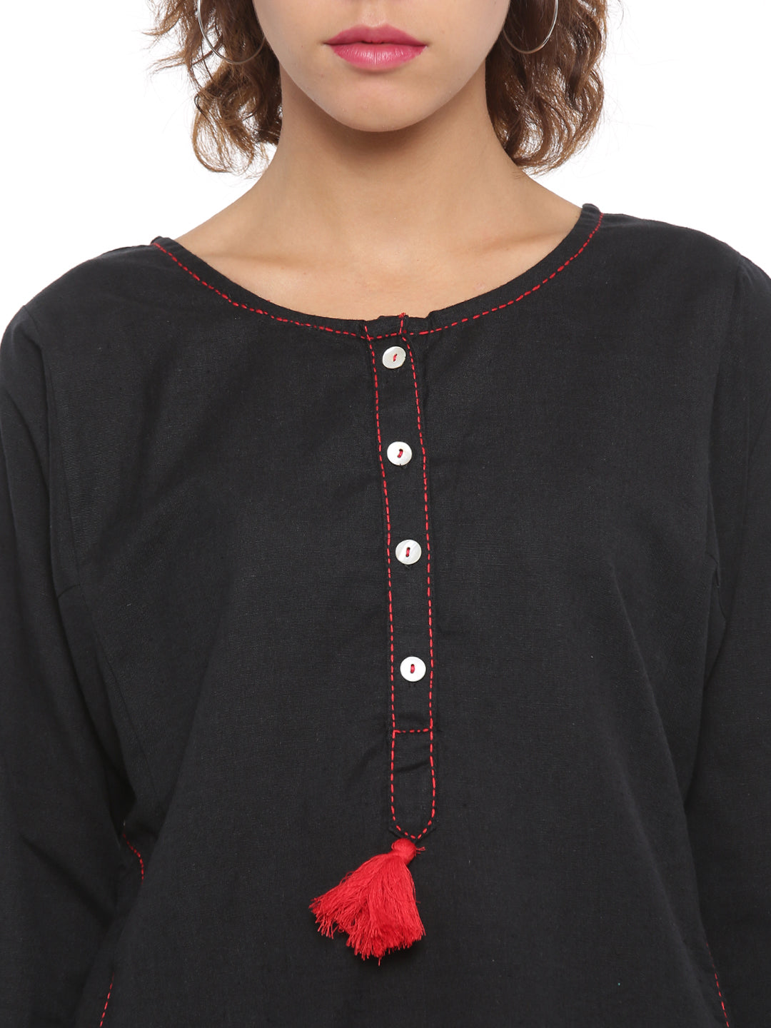 De Moza- Ladies Black Kurta - De Moza (58584367118)