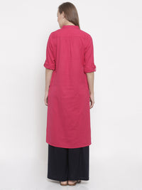 De Moza- Ladies Kurta Fushcia - De Moza (674957819967)