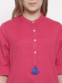 De Moza- Ladies Kurta Fushcia - De Moza (674957819967)