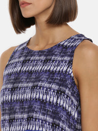 De Moza Ladies Sleeveless Cobalt Kurta. - De Moza (1733219713087)