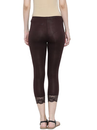 De Moza- Ladies 3/4th Leggings Black - De Moza (11189435598)