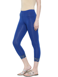 De Moza- Ladies 3/4th Leggings Black - De Moza (11189435598)