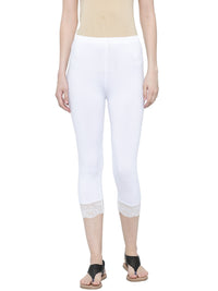 De Moza Ladies 3/4th Leggings  Offwhite - De Moza (8189844803)