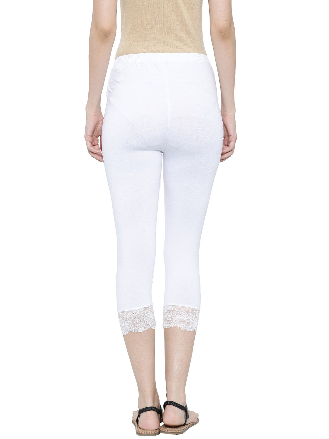 De Moza- Ladies 3/4th Leggings Black - De Moza (11189435598)