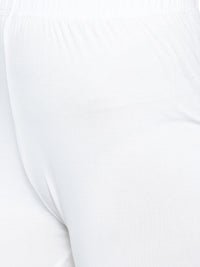 De Moza Ladies 3/4th Leggings White - De Moza (11189455182)