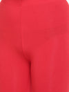 De Moza - Women's 3/4th Leggings Red (4890554499135)