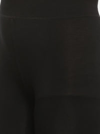 De Moza Ladies Printed Ankle Length Leggings Black - De Moza (660762329151)