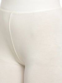 De Moza Ladies Printed Ankle Length Leggings Offwhite - De Moza (674690760767)
