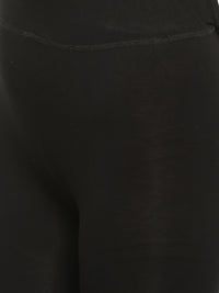 De Moza Ladies Printed Ankle Length Leggings Black - De Moza (674699870271)
