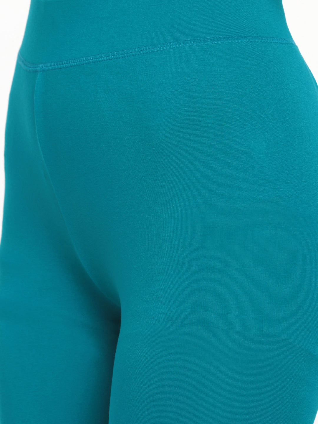 De Moza Ladies Printed Ankle Length Leggings Teal - De Moza (674708488255)