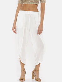 De Moza Ladies Offwhite Dhoti Pant. - De Moza (1733276336191)