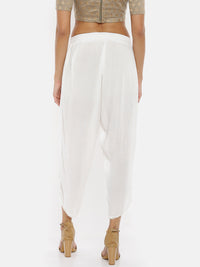 De Moza Ladies Offwhite Dhoti Pant. - De Moza (1733276336191)