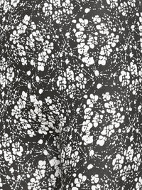 De Moza-Ladies Printed Ankle Length Leggings Black - De Moza (1602528935999)