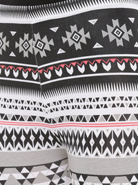 De Moza- Ladies Printed Ankle Length Leggings White - De Moza (1665165721663)
