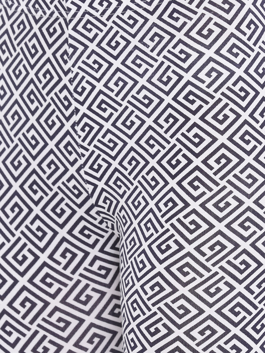 De Moza- Ladies Printed Ankle Length Leggings Dark Navy Blue - De Moza (1665218609215)
