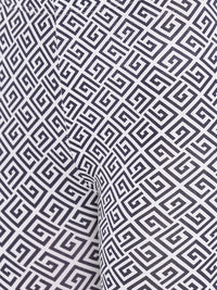 De Moza- Ladies Printed Ankle Length Leggings Dark Navy Blue - De Moza (1665218609215)