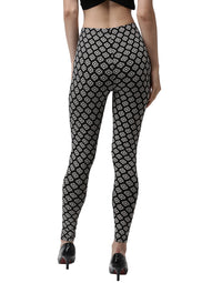 De Moza Ladies Printed Leggings Black - De Moza (1971253411903)