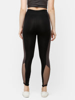 De Moza Women's Ankle Length Leggings Solid Cotton Black - De Moza (4885588901951)