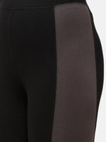 De Moza Women's Ankle Length Leggings Solid Cotton Black - De Moza (4885588901951)