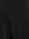 De Moza Women Sporty Ankle Length Leggings Solid Cotton Black - De Moza (4712829059135)